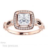 Princess Cut Forever One Moissanite Engagement Ring #GTJ986-square-fo-r 1 Princess Cut Forever One Moissanite Engagement Ring #GTJ986-square-fo-r