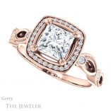 Princess Cut Forever One Moissanite Engagement Ring #GTJ986-square-fo-r 5 Princess Cut Forever One Moissanite Engagement Ring #GTJ986-square-fo-r