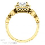 Princess Cut Forever One Moissanite Engagement Ring #GTJ986-square-fo-y 2 Princess Cut Forever One Moissanite Engagement Ring #GTJ986-square-fo-y
