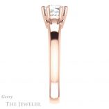 Cushion Cut Forever One Moissanite Engagement Ring #GTJ987-cushion-fo-r