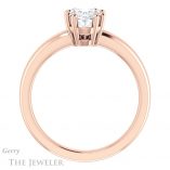 Oval Shaped Forever One Moissanite Engagement Ring #GTJ987-oval-fo-r 2 Oval Shaped Forever One Moissanite Engagement Ring #GTJ987-oval-fo-r