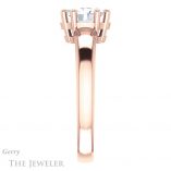 Oval Shaped Forever One Moissanite Engagement Ring #GTJ987-oval-fo-r 3 Oval Shaped Forever One Moissanite Engagement Ring #GTJ987-oval-fo-r
