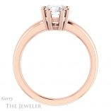 Round Cut Forever One Moissanite Engagement Ring #GTJ987-round-fo-r 2 Round Cut Forever One Moissanite Engagement Ring #GTJ987-round-fo-r