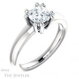Princess Cut Forever One Moissanite Engagement Ring #GTJ987-square-fo-w 4 Princess Cut Forever One Moissanite Engagement Ring #GTJ987-square-fo-w