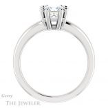 Princess Cut Forever One Moissanite Engagement Ring #GTJ987-square-fo-w 2 Princess Cut Forever One Moissanite Engagement Ring #GTJ987-square-fo-w