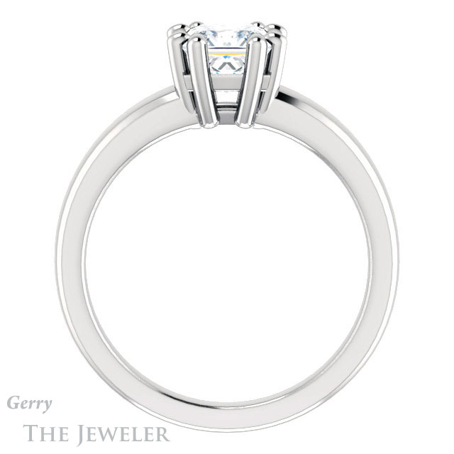 Princess Cut Forever One Moissanite Engagement Ring #GTJ987-square-fo-w 2 Princess Cut Forever One Moissanite Engagement Ring #GTJ987-square-fo-w