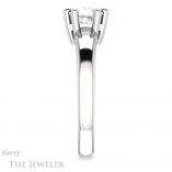 Princess Cut Forever One Moissanite Engagement Ring #GTJ987-square-fo-w 3 Princess Cut Forever One Moissanite Engagement Ring #GTJ987-square-fo-w
