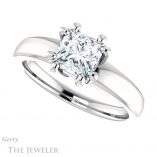 Princess Cut Forever One Moissanite Engagement Ring #GTJ987-square-fo-w 5 Princess Cut Forever One Moissanite Engagement Ring #GTJ987-square-fo-w