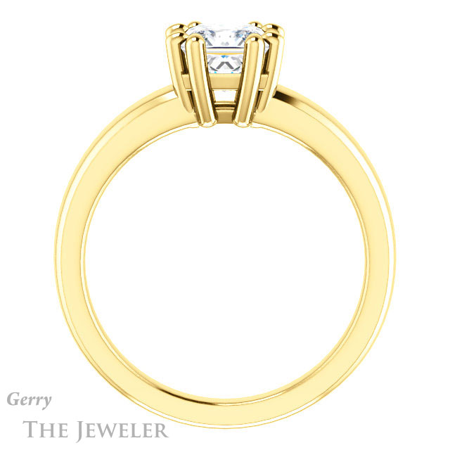 Princess Cut Forever One Moissanite Engagement Ring #GTJ987-square-fo-y 2 Princess Cut Forever One Moissanite Engagement Ring #GTJ987-square-fo-y