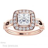 Princess Cut Forever One Moissanite Engagement Ring #GTJ988-square-fo-r 1 Princess Cut Forever One Moissanite Engagement Ring #GTJ988-square-fo-r