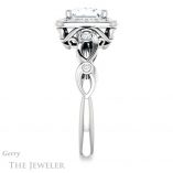 Princess Cut Forever One Moissanite Engagement Ring #GTJ988-square-fo-w