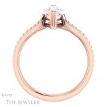 Marquise Cut Forever Brilliant Moissanite Engagement Ring #GTJ991-marquise-fb-r