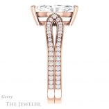 Marquise Cut Forever Brilliant Moissanite Engagement Ring #GTJ991-marquise-fb-r