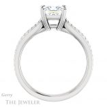 Princess Cut Forever One Moissanite Engagement Ring #GTJ991-square-fo-w 2 Princess Cut Forever One Moissanite Engagement Ring #GTJ991-square-fo-w