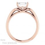 Emerald Cut Forever One Moissanite Engagement Ring #GTJ993-emerald-fb-r 2 Emerald Cut Forever Brilliant Moissanite Engagement Ring #GTJ993-emerald-fb-r