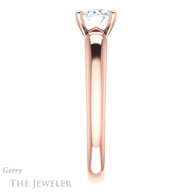 Oval Shaped Forever One Moissanite Engagement Ring #GTJ993-oval-fo-r 3 Oval Shaped Forever One Moissanite Engagement Ring #GTJ993-oval-fo-r