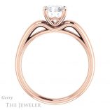 Round Cut Forever One Moissanite Engagement Ring #GTJ993-round-fo-r 2 Round Cut Forever One Moissanite Engagement Ring #GTJ993-round-fo-r