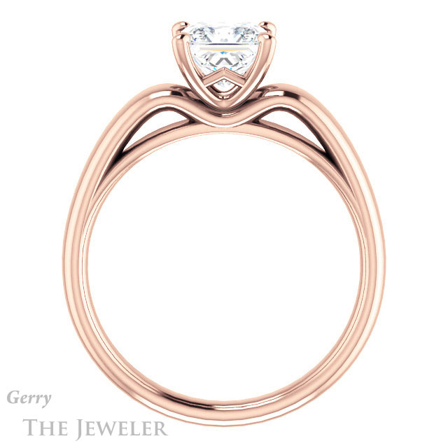 Princess Cut Forever One Moissanite Engagement Ring #GTJ993-square-fo-r 2 Princess Cut Forever One Moissanite Engagement Ring #GTJ993-square-fo-r