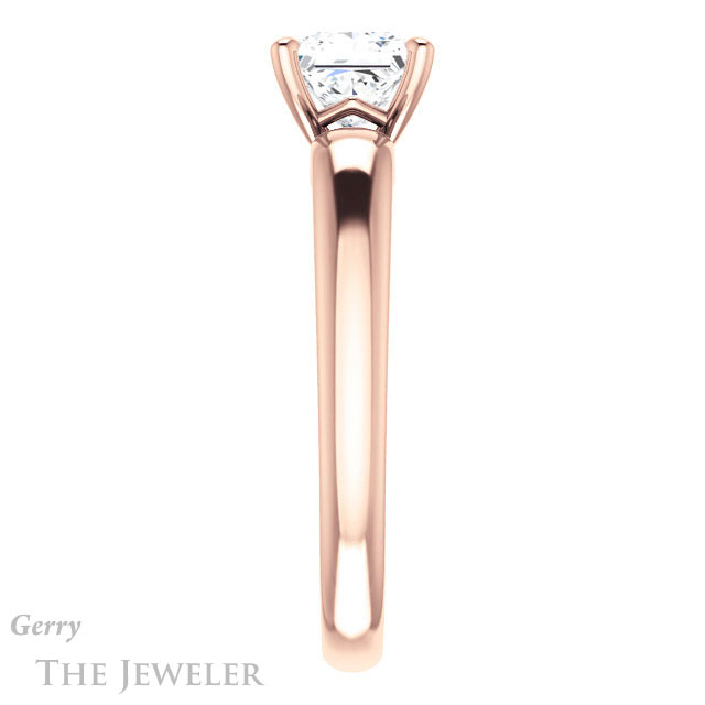 Princess Cut Forever One Moissanite Engagement Ring #GTJ993-square-fo-r 3 Princess Cut Forever One Moissanite Engagement Ring #GTJ993-square-fo-r