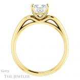 Princess Cut Forever One Moissanite Engagement Ring #GTJ993-square-fo-y 2 Princess Cut Forever One Moissanite Engagement Ring #GTJ993-square-fo-y