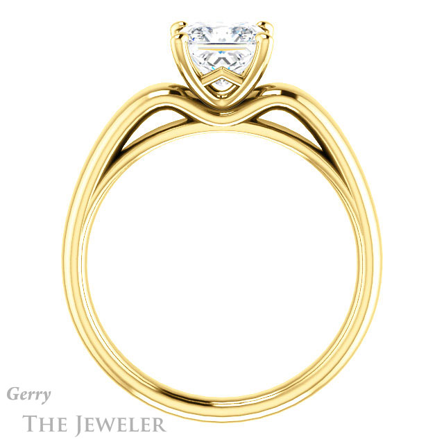 Princess Cut Forever One Moissanite Engagement Ring #GTJ993-square-fo-y 2 Princess Cut Forever One Moissanite Engagement Ring #GTJ993-square-fo-y