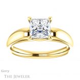 Princess Cut Forever One Moissanite Engagement Ring #GTJ993-square-fo-y 1 Princess Cut Forever One Moissanite Engagement Ring #GTJ993-square-fo-y