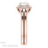 Round Cut Forever One Moissanite Engagement Ring #GTJ994-round-fo-r 3 Round Cut Forever One Moissanite Engagement Ring #GTJ994-round-fo-r