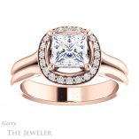 Princess Cut Forever One Moissanite Engagement Ring #GTJ994-square-fo-r 1 Princess Cut Forever One Moissanite Engagement Ring #GTJ994-square-fo-r