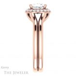 Princess Cut Forever One Moissanite Engagement Ring #GTJ994-square-fo-r 3 Princess Cut Forever One Moissanite Engagement Ring #GTJ994-square-fo-r