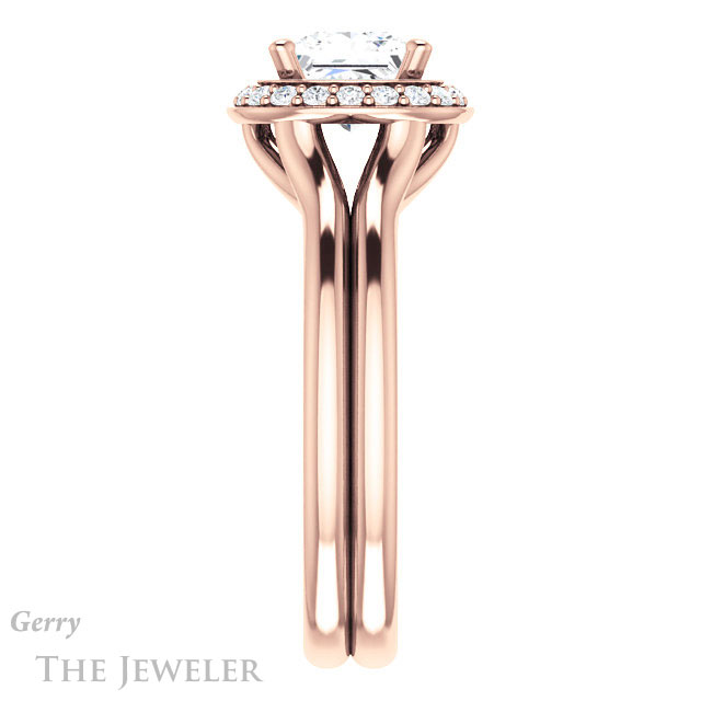 Princess Cut Forever One Moissanite Engagement Ring #GTJ994-square-fo-r 3 Princess Cut Forever One Moissanite Engagement Ring #GTJ994-square-fo-r