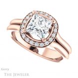 Princess Cut Forever One Moissanite Engagement Ring #GTJ994-square-fo-r 5 Princess Cut Forever One Moissanite Engagement Ring #GTJ994-square-fo-r