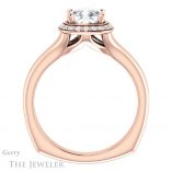 Cushion Cut Forever One Moissanite Engagement Ring #GTJ995-cushion-fo-r 2 Cushion Cut Forever One Moissanite Engagement Ring #GTJ995-cushion-fo-r