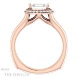 Emerald Cut Forever One Moissanite Engagement Ring #GTJ995-emerald-fb-r 2 Emerald Cut Forever Brilliant Moissanite Engagement Ring #GTJ995-emerald-fb-r