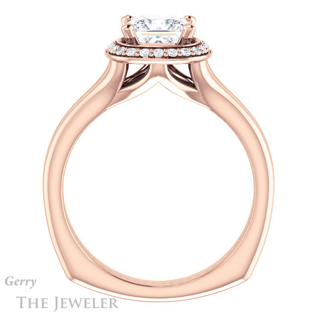 Princess Cut Forever One Moissanite Engagement Ring #GTJ995-square-fo-r 2 Princess Cut Forever One Moissanite Engagement Ring #GTJ995-square-fo-r