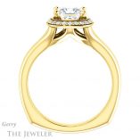 Princess Cut Forever One Moissanite Engagement Ring #GTJ995-square-fo-y 2 Princess Cut Forever One Moissanite Engagement Ring #GTJ995-square-fo-y