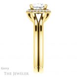 Princess Cut Forever One Moissanite Engagement Ring #GTJ995-square-fo-y 3 Princess Cut Forever One Moissanite Engagement Ring #GTJ995-square-fo-y