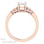 Emerald Cut Forever Brilliant Moissanite Engagement Ring #GTJ996-emerald-fb-r