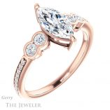 Marquise Cut Forever Brilliant Moissanite Engagement Ring #GTJ996-marquise-fb-r
