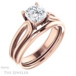Cushion Cut Forever One Moissanite Engagement Ring #GTJ999-cushion-fo-r 6 Cushion Cut Forever One Moissanite Engagement Ring #GTJ999-cushion-fo-r