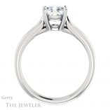 Cushion Cut Forever One Moissanite Engagement Ring #GTJ999-cushion-fo-w