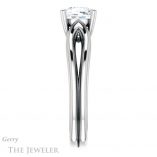 Cushion Cut Forever One Moissanite Engagement Ring #GTJ999-cushion-fo-w
