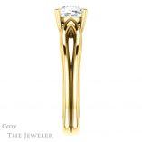 Cushion Cut Forever One Moissanite Engagement Ring #GTJ999-cushion-fo-y 3 Cushion Cut Forever One Moissanite Engagement Ring #GTJ999-cushion-fo-y