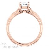 Emerald Cut Forever Brilliant Moissanite Engagement Ring #GTJ999-emerald-fb-r