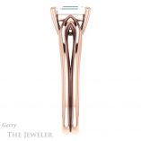 Emerald Cut Forever Brilliant Moissanite Engagement Ring #GTJ999-emerald-fb-r