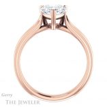 Heart Shaped Forever One Moissanite Engagement Ring #GTJ999-heart-fb-r 2 Heart Shaped Forever Brilliant Moissanite Engagement Ring #GTJ999-heart-fb-r