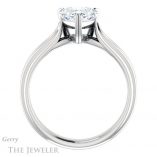 Heart Shaped Forever One Moissanite Engagement Ring #GTJ999-heart-fb-w 2 Heart Shaped Forever Brilliant Moissanite Engagement Ring #GTJ999-heart-fb-w