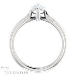 Marquise Cut Forever Brilliant Moissanite Engagement Ring #GTJ999-marquise-fb-w