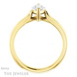 Marquise Cut Forever One Moissanite Engagement Ring #GTJ999-marquise-fb-y 2 Marquise Cut Forever Brilliant Moissanite Engagement Ring #GTJ999-marquise-fb-y