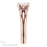 Oval Shaped Forever One Moissanite Engagement Ring #GTJ999-oval-fo-r