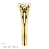 Oval Shaped Forever One Moissanite Engagement Ring #GTJ999-oval-fo-y 3 Oval Shaped Forever One Moissanite Engagement Ring #GTJ999-oval-fo-y